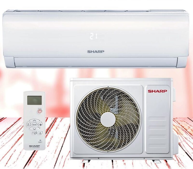 SPLIT SHARP 18000BTU 2.5CV GAZ 410 CHAUD ET FROID AEA18ECB